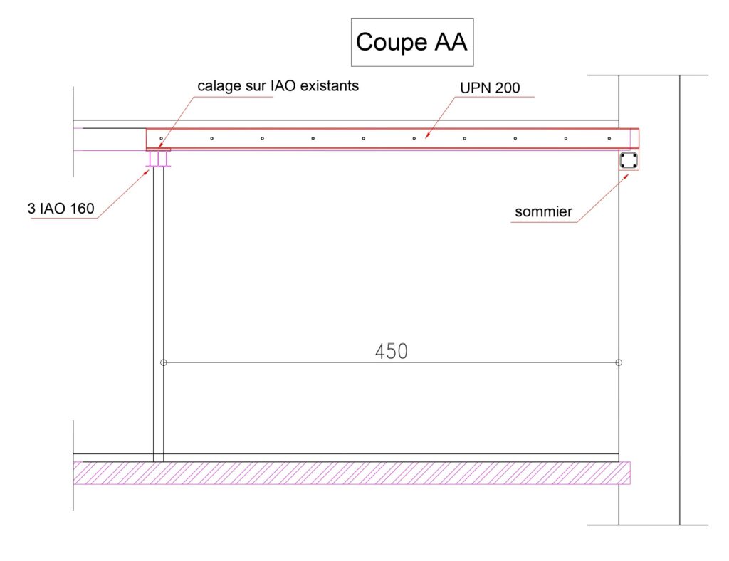 Reprise d’une poutre en bois suite à la suppression d’une cloison à Cannes - Renforcement des poutres